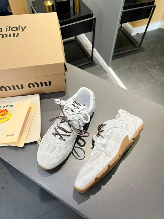 New Womens Miu Miu x New Balance 530 SL Sneakers - Picture 2 of 7
